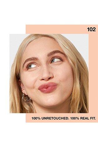 maybelline fit me matte poreless foundation 102 fair porcelain 041554538311 back